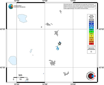 Mappa MCS - territori località