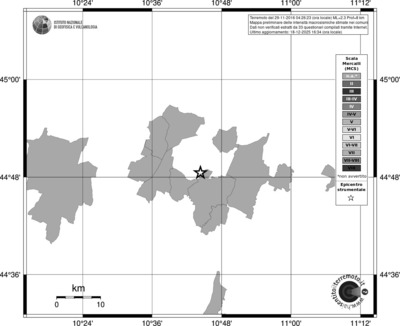 Mappa MCS - territori comuni