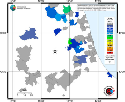 Mappa MCS - territori comuni