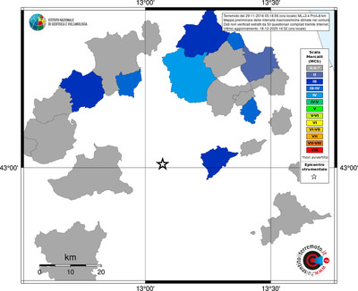 Mappa MCS - territori comuni