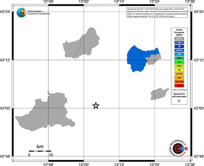 Mappa EMS - territori comuni