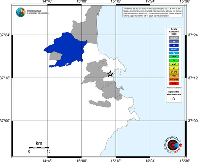 Mappa EMS - territori comuni