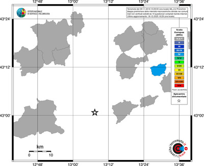 Mappa EMS - territori comuni