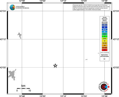 Mappa MCS - territori località
