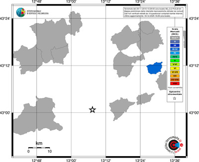 Mappa MCS - territori comuni