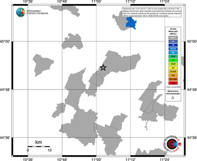 Mappa MCS - territori comuni
