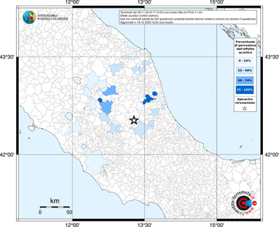 Mappa territorio comunale con almeno 3 questionari