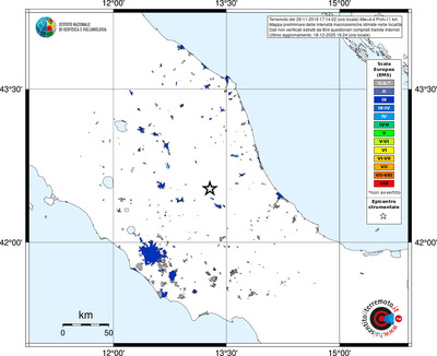 Mappa EMS - territori località