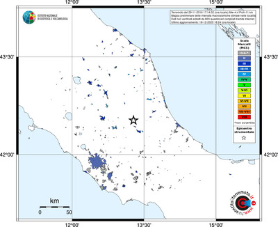 Mappa MCS - territori località