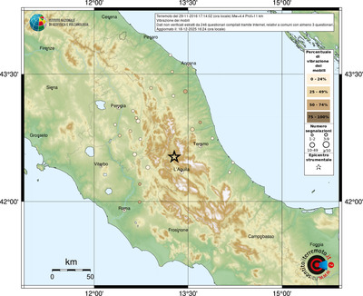 Mappa comuni con almeno 3 questionari