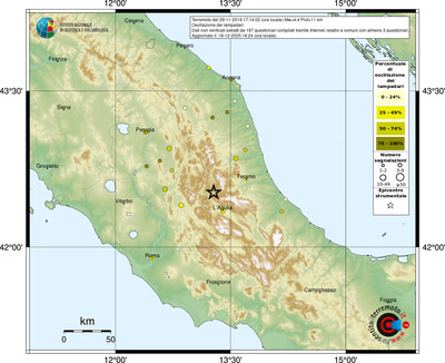 Mappa comuni con almeno 3 questionari