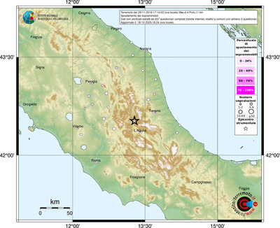 Mappa comuni con almeno 3 questionari