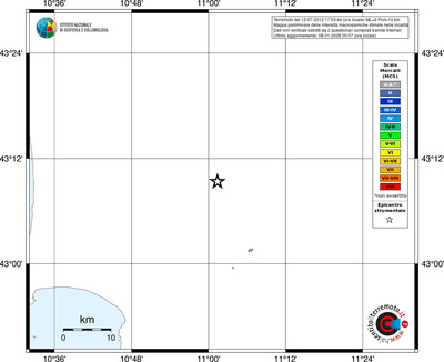 Mappa MCS - territori località