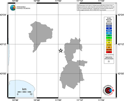 Mappa MCS - territori comuni