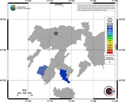 Mappa MCS - territori comuni