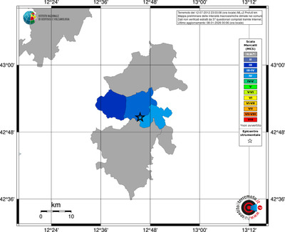 Mappa MCS - territori comuni