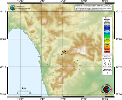 Mappa EMS - località