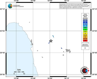 Mappa MCS - territori località