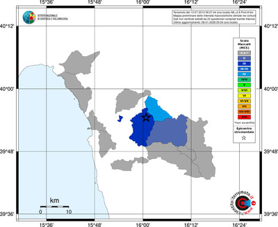 Mappa MCS - territori comuni