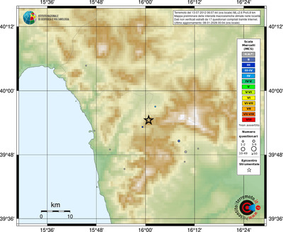 Mappa MCS - località