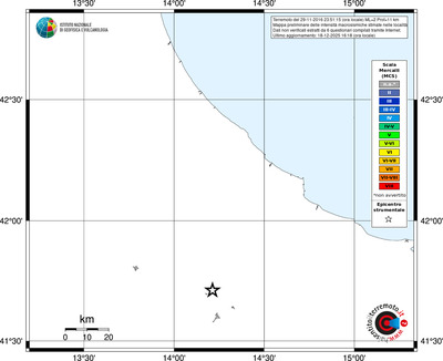 Mappa MCS - territori località