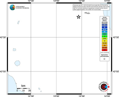 Mappa MCS - territori località