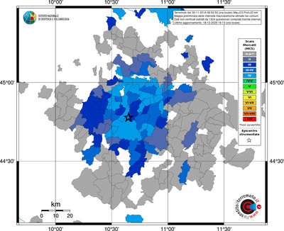 Mappa MCS - territori comuni
