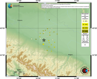 Mappa comuni con almeno 3 questionari