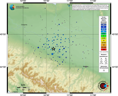 Mappa MCS - località