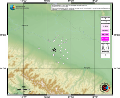 Mappa comuni con almeno 3 questionari