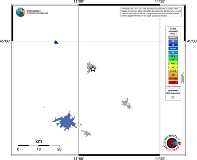 Mappa MCS - territori località