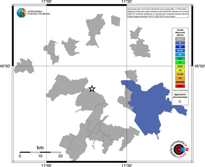 Mappa MCS - territori comuni