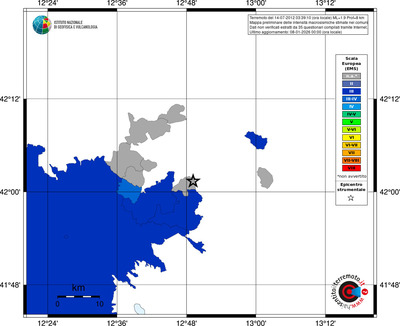 Mappa EMS - territori comuni