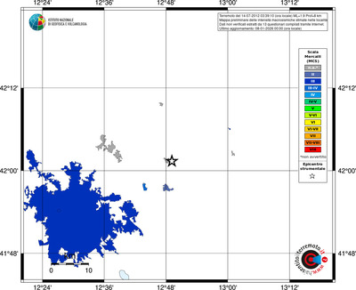 Mappa MCS - territori località