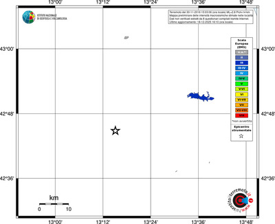 Mappa EMS - territori località