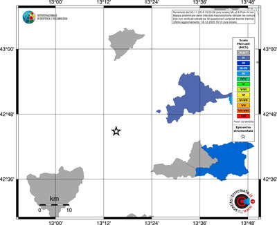 Mappa MCS - territori comuni