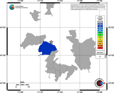 Mappa EMS - territori comuni