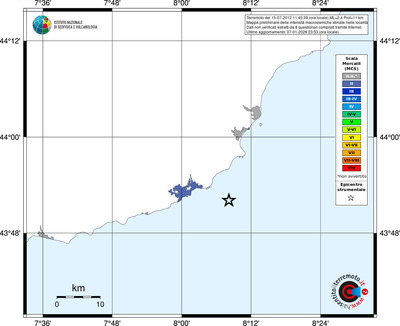 Mappa MCS - territori località