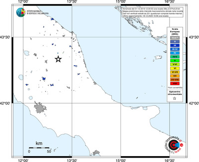 Mappa EMS - territori località