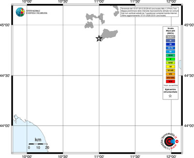 Mappa MCS - territori comuni