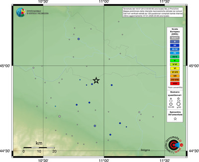 Mappa EMS - comuni