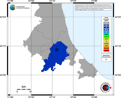 Mappa EMS - territori comuni