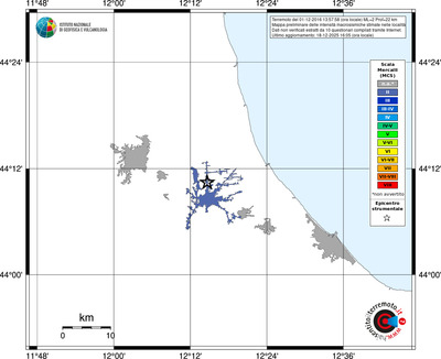 Mappa MCS - territori località