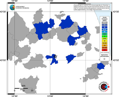 Mappa EMS - territori comuni