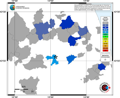 Mappa MCS - territori comuni