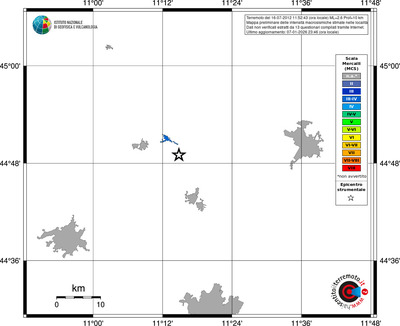 Mappa MCS - territori località