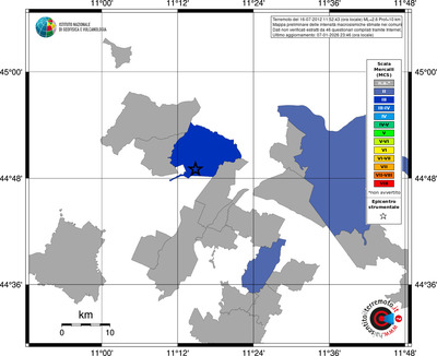 Mappa MCS - territori comuni
