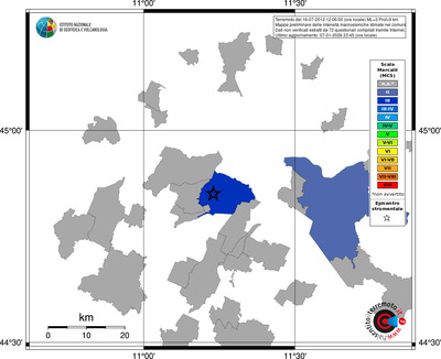 Mappa MCS - territori comuni