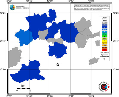 Mappa EMS - territori comuni