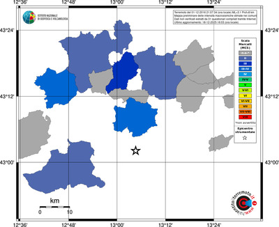 Mappa MCS - territori comuni